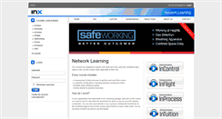 Desktop Screenshot of inx.networklearning.com.au